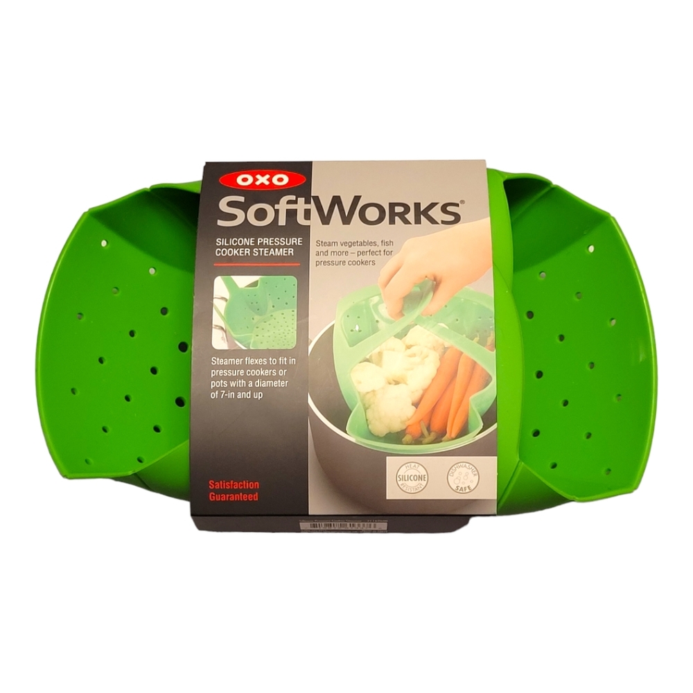 OXO SoftWorks Silicone Steamer Pressure Cooker Basket Heat Safe Silicone NWT - Picture 13 of 13